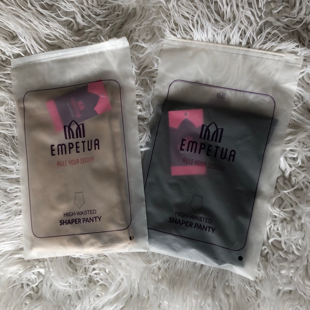 2 Shapermint Empetua Panty - Nude + Black - S